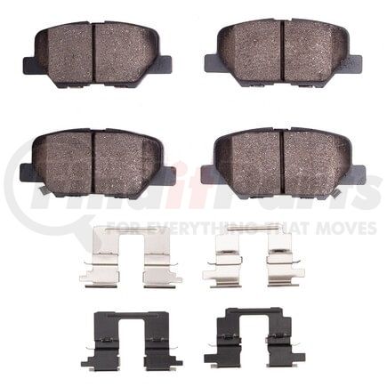 Dynamic Friction Company 1551-1679-02 5000 Advanced Pads - Ceramic and Hardware Kit