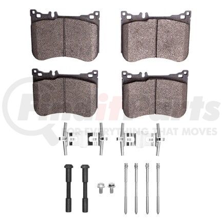 Dynamic Friction Company 1551-1688-01 5000 Advanced Pads - Low-Metallic and Hardware Kit
