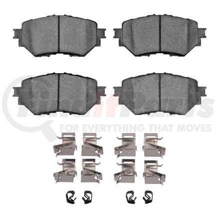 Dynamic Friction Company 1551-1759-01 5000 Advanced Pads - Ceramic and Hardware Kit