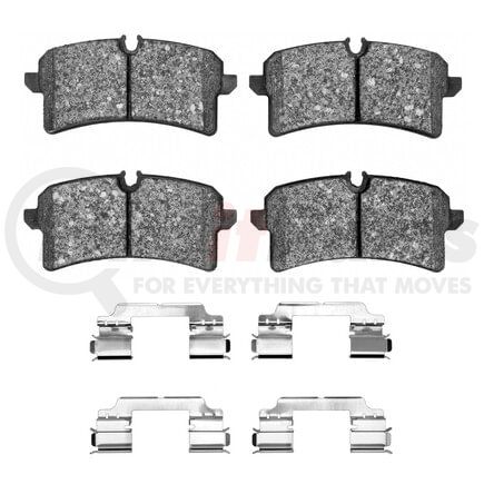 Dynamic Friction Company 1551-1780-01 5000 Advanced Pads - Low-Metallic and Hardware Kit