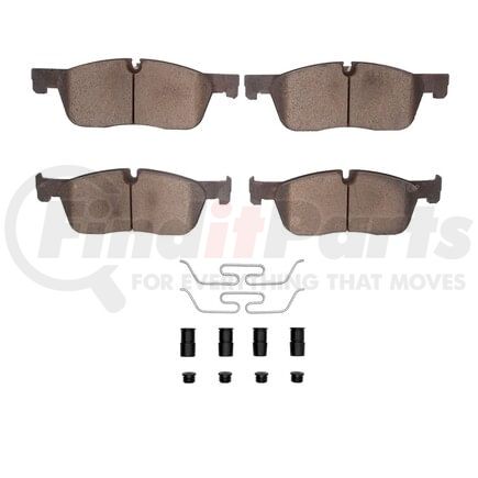 Dynamic Friction Company 1551-1838-11 5000 Advanced Pads - Ceramic and Hardware Kit