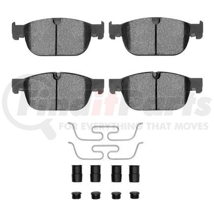 Dynamic Friction Company 1551-1865-01 5000 Advanced Pads - Low-Metallic and Hardware Kit