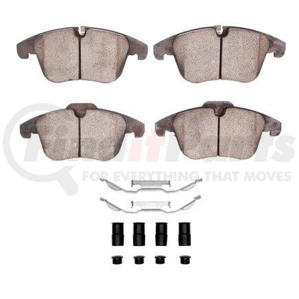 Dynamic Friction Company 1551-1869-01 5000 Advanced Pads - Ceramic and Hardware Kit