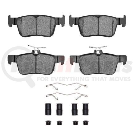 Dynamic Friction Company 1551-1878-01 5000 Advanced Pads - Ceramic and Hardware Kit