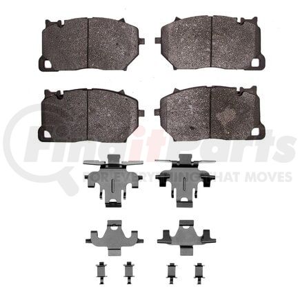 Dynamic Friction Company 1551-1899-01 5000 Advanced Pads - Low-Metallic and Hardware Kit