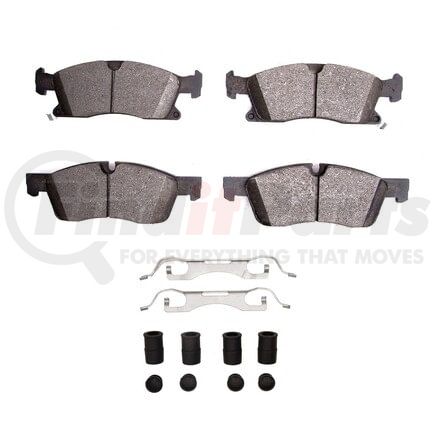 Dynamic Friction Company 1551-1904-11 5000 Advanced Pads and Hardware Kit