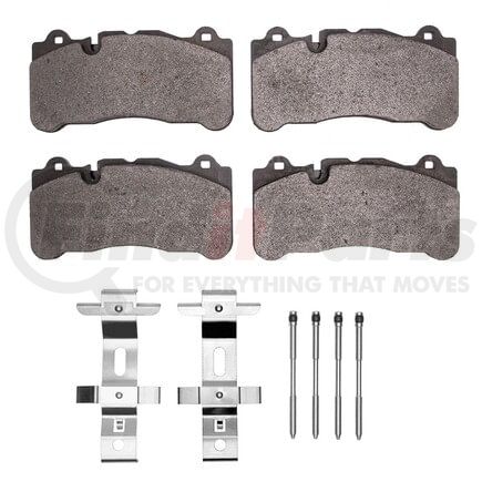 Dynamic Friction Company 1551-1944-01 5000 Advanced Pads - Low-Metallic and Hardware Kit