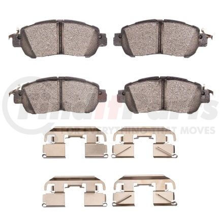 Dynamic Friction Company 1551-2038-01 5000 Advanced Pads - Ceramic and Hardware Kit