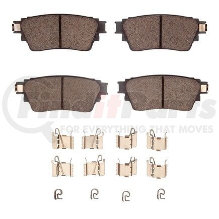 Dynamic Friction Company 1551-2135-01 5000 Advanced Pads - Ceramic and Hardware Kit