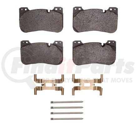 Dynamic Friction Company 1551-2155-01 5000 Advanced Pads - Ceramic and Hardware Kit