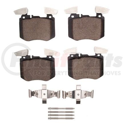 Dynamic Friction Company 1551-2162-01 5000 Advanced Pads - Ceramic and Hardware Kit