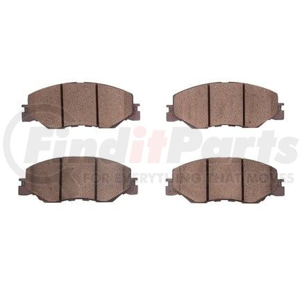 Dynamic Friction Company 1551-2185-00 DFC 5000 Advanced Brake Pads - Ceramic