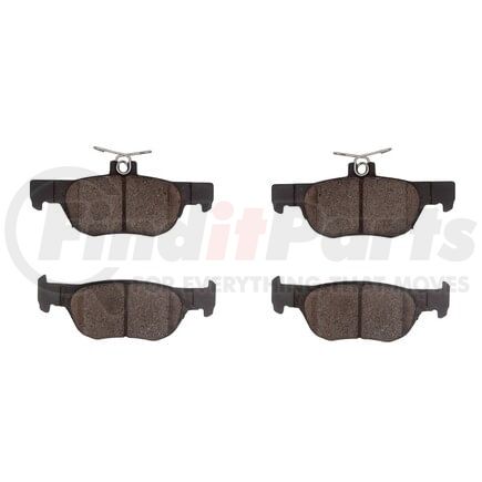 Dynamic Friction Company 1551-2219-00 DFC 5000 Advanced Brake Pads - Ceramic