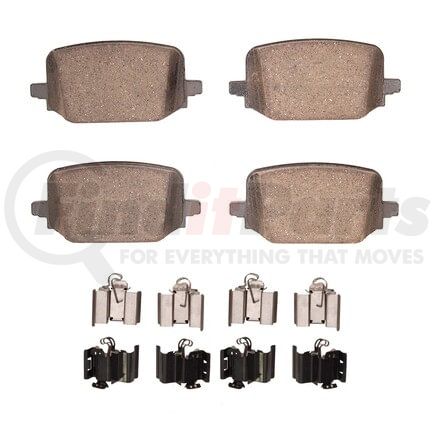 Dynamic Friction Company 1551-2232-01 DFC 5000 Advanced Brake Pads - Ceramic and Hardware Kit