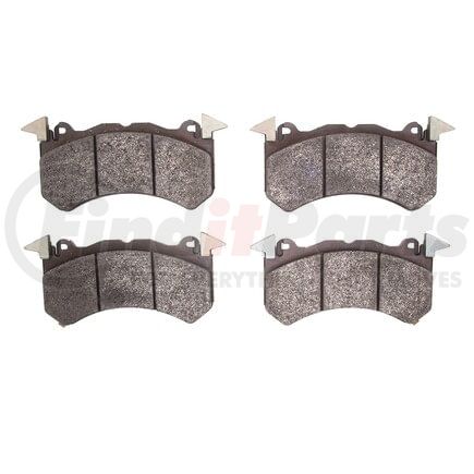 Dynamic Friction Company 1551-2253-00 DFC 5000 Advanced Brake Pads - Low Metallic