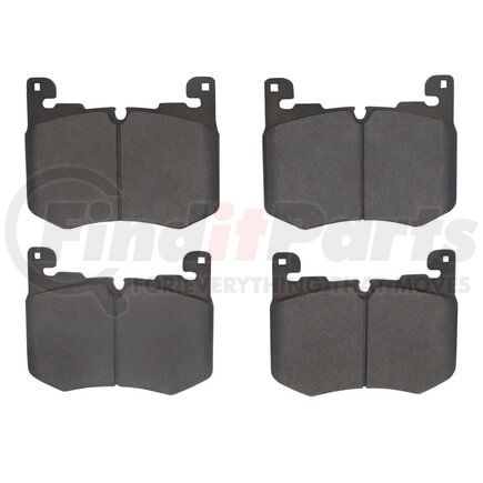 Dynamic Friction Company 1551-2257-00 DFC 5000 Advanced Brake Pads - Low Metallic