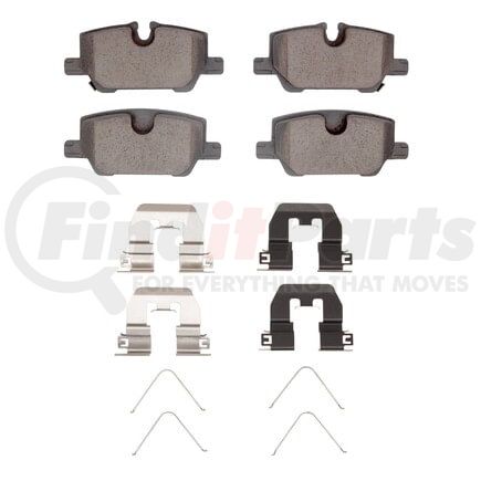 Dynamic Friction Company 1551-2308-01 DFC 5000 Advanced - Ceramic and Hardware Kit