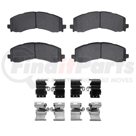 Dynamic Friction Company 1551-2382-01 5000 Advanced Brake Pads - Ceramic and Hardware Kit