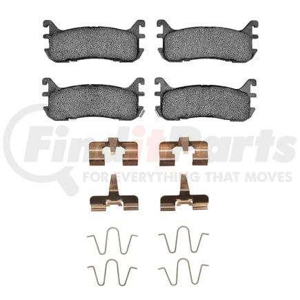 Dynamic Friction Company 1115-0636-01 Active Perform Pads and Hardware Kit