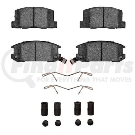 Dynamic Friction Company 1115-0657-01 Active Perform Pads and Hardware Kit