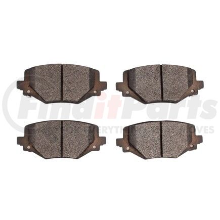 Dynamic Friction Company 1551-2447-00 5000 Advanced Brake Pads - Semi Metallic