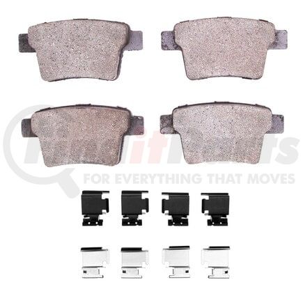 Dynamic Friction Company 1551-1071-01 5000 Advanced Pads - Ceramic and Hardware Kit