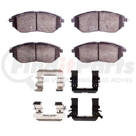 Dynamic Friction Company 1551-1078-01 5000 Advanced Pads - Ceramic and Hardware Kit