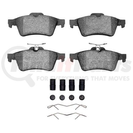 Dynamic Friction Company 1551-1095-01 5000 Advanced Pads - Ceramic and Hardware Kit