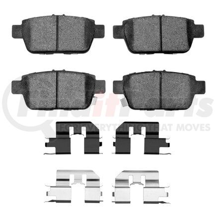 Dynamic Friction Company 1551-1103-01 5000 Advanced Pads - Ceramic and Hardware Kit