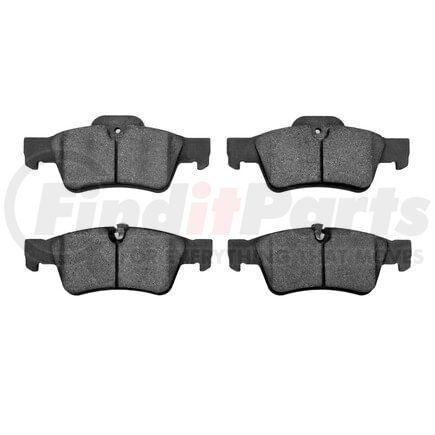 Dynamic Friction Company 1551-1122-00 5000 Advanced Brake Pads - Low Metallic