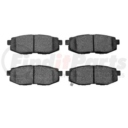 Dynamic Friction Company 1551-1124-00 5000 Advanced Brake Pads - Ceramic