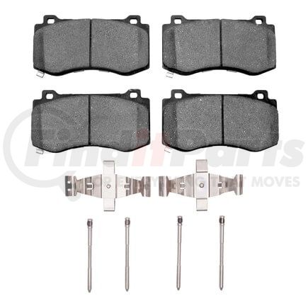 Dynamic Friction Company 1551-1149-01 5000 Advanced Pads - Low-Metallic and Hardware Kit