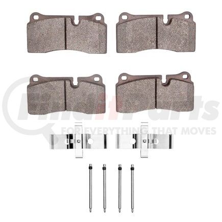 Dynamic Friction Company 1551-1155-22 5000 Advanced Pads - Low-Metallic and Hardware Kit