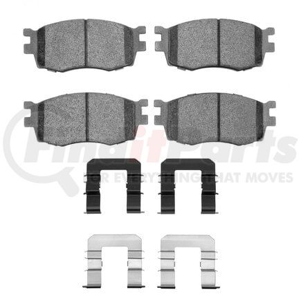 Dynamic Friction Company 1551-1156-01 5000 Advanced Pads - Ceramic and Hardware Kit