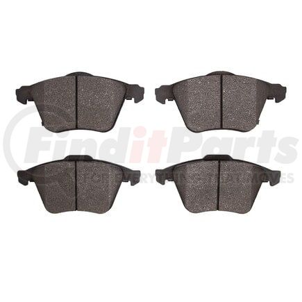 Dynamic Friction Company 1551-1186-00 5000 Advanced Brake Pads - Low Metallic