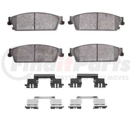 Dynamic Friction Company 1551-1194-01 5000 Advanced Pads - Ceramic and Hardware Kit