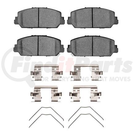 Dynamic Friction Company 1310-1697-01 3000 Ceramic Pads and Hardware Kit