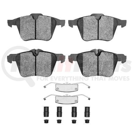 Dynamic Friction Company 1551-1240-01 5000 Advanced Pads - Ceramic and Hardware Kit