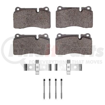 Dynamic Friction Company 1551-1263-01 5000 Advanced Pads - Low-Metallic and Hardware Kit
