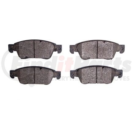 Dynamic Friction Company 1551-1287-00 5000 Advanced Brake Pads - Low Metallic