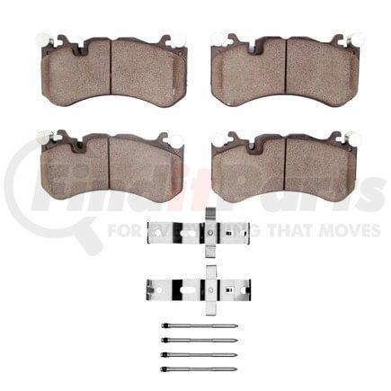 Dynamic Friction Company 1551-1291-01 5000 Advanced Pads - Low-Metallic and Hardware Kit