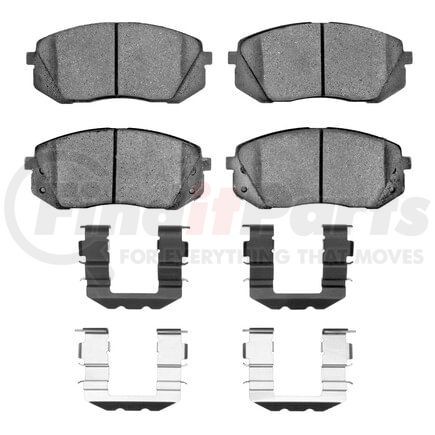 Dynamic Friction Company 1551-1295-01 5000 Advanced Pads - Ceramic and Hardware Kit