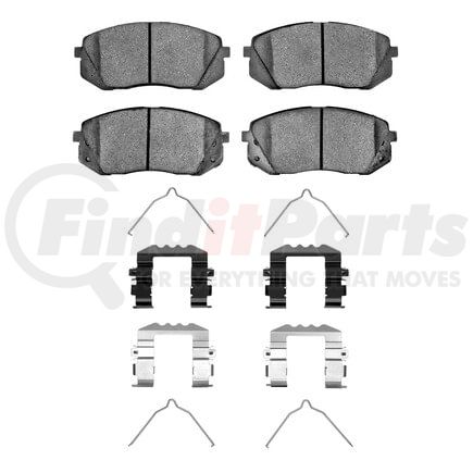 Dynamic Friction Company 1551-1295-03 5000 Advanced Pads - Ceramic and Hardware Kit