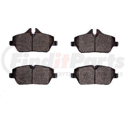 Dynamic Friction Company 1551-1308-10 5000 Advanced Brake Pads - Low Metallic