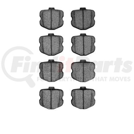 Dynamic Friction Company 1000-1185-10 DFC Track/Street Pads - Low Metallic