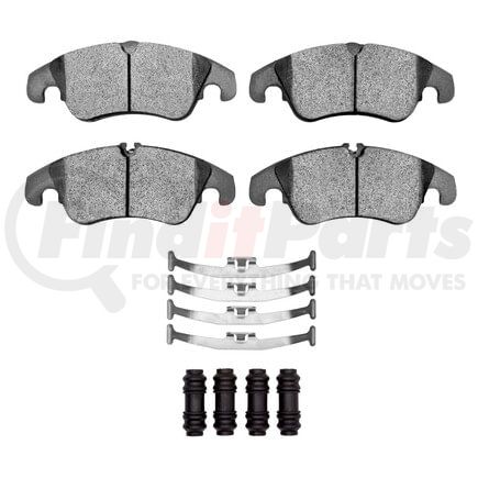 Dynamic Friction Company 1551-1322-11 5000 Advanced Pads - Low-Metallic and Hardware Kit