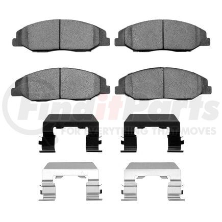 Dynamic Friction Company 1551-1332-01 5000 Advanced Pads - Ceramic and Hardware Kit
