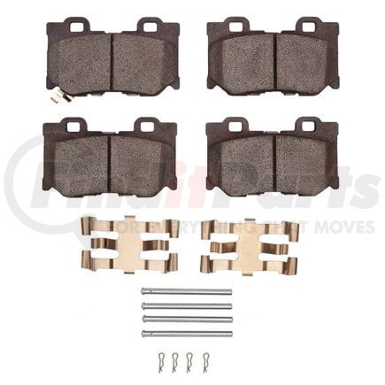 Dynamic Friction Company 1551-1347-01 5000 Advanced Pads - Ceramic and Hardware Kit