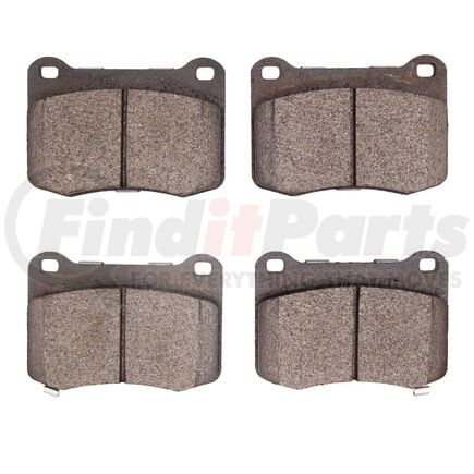 Dynamic Friction Company 1551-1366-00 5000 Advanced Brake Pads - Low Metallic