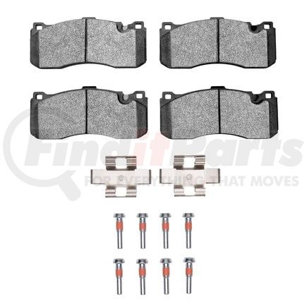Dynamic Friction Company 1551-1371-01 5000 Advanced Pads - Low-Metallic and Hardware Kit